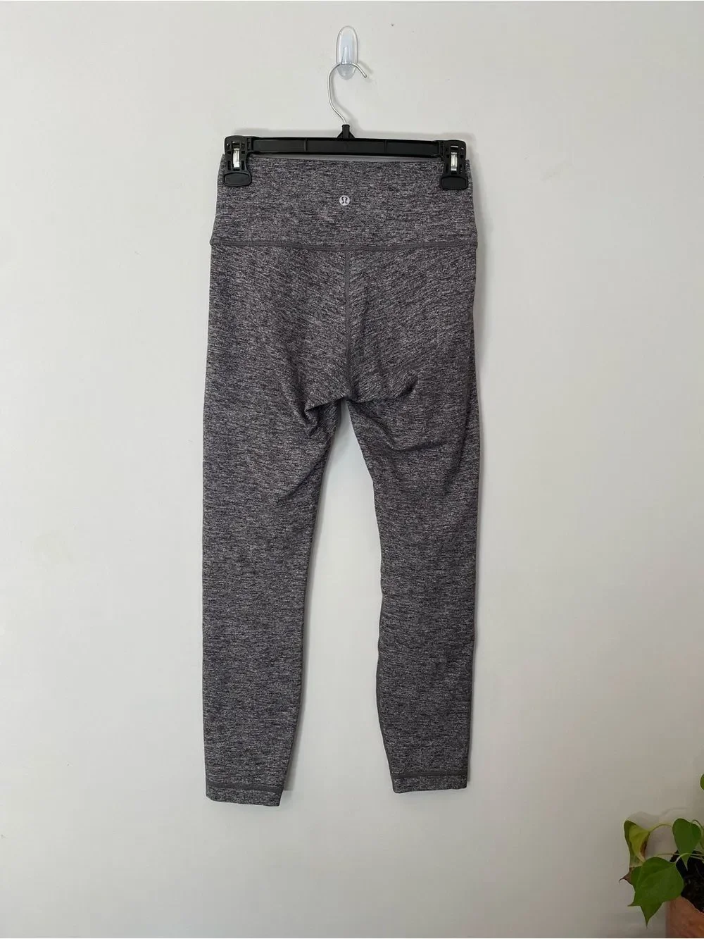 Lululemon Wunder Under Crop High-Rise Gray Leggings Women’s Size 6